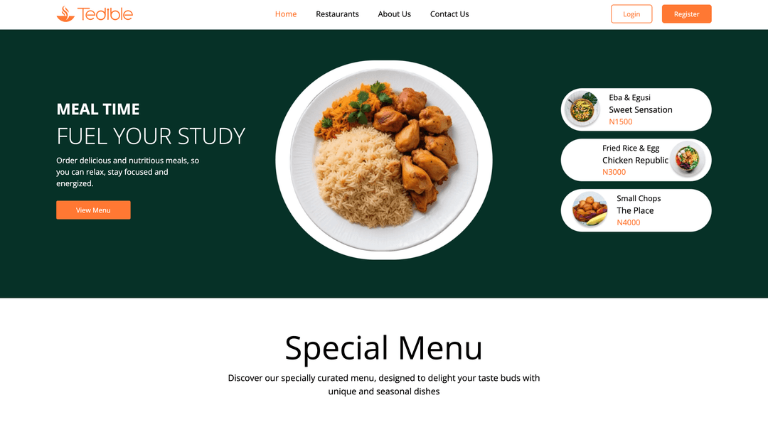 Tedible App